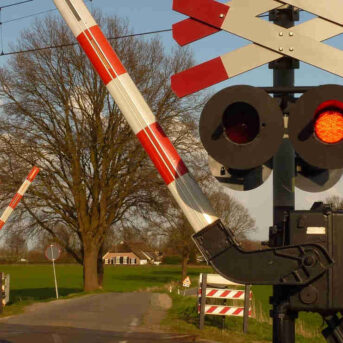 Aanrijding spoorwegovergang