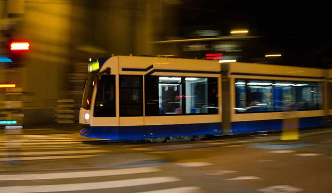 Aangereden door een tram